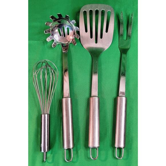 INOX Rostfrei Stainless Steel Wh and Spatula 12”& 12.5” - Picture 1 of 9